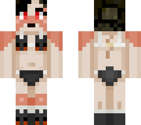 goth bunny bikini