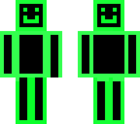 Green outline | Minecraft Skin
