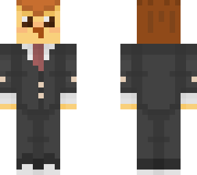 hooty in a suit