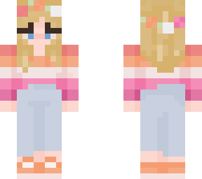 les. blonde girl