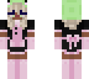 pink froggy maid