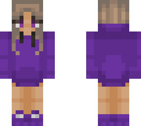 purpled girl