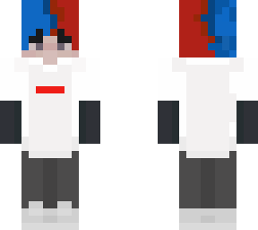 red and blue
