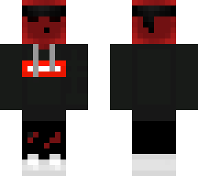 red slime with hoodie