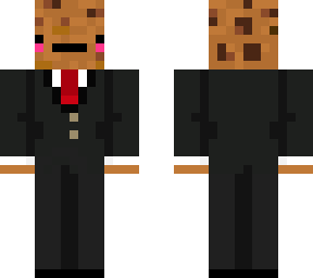refined cookie in suit