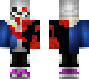 undertale sans and underfell sans mix