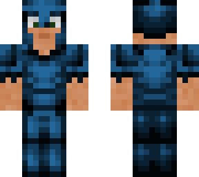 bleu netherite armor