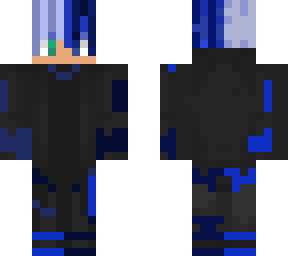 blue hair boy