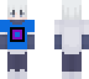 blue man