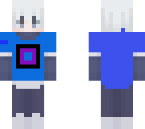 blue man