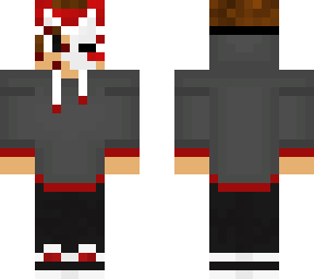 broken japanese fox mask