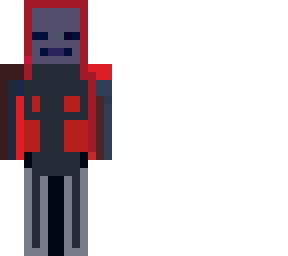 cool wither skeleton with hoodie