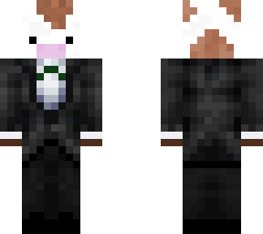 cow in a tux