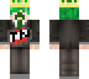 creeper king in a suit