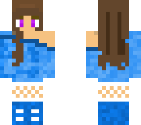 cute blue girl