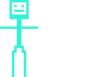 cyan stick man v2