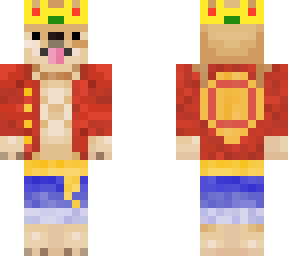 doge luffy w/ crown
