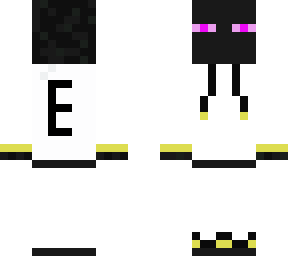 enderman with white suit