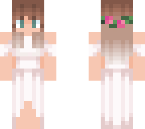 girl in wedding dress