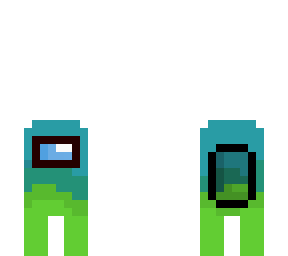 green and blue among us character