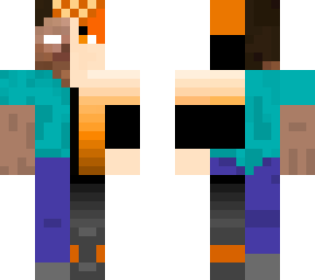 half a herobrine and half a lava creeper hunter