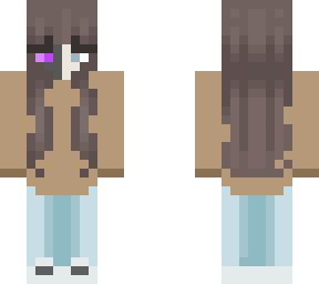half enderman girl