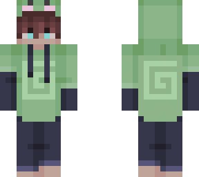 karl  in frog hoodie