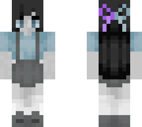 my ghost oc but with pretty bow