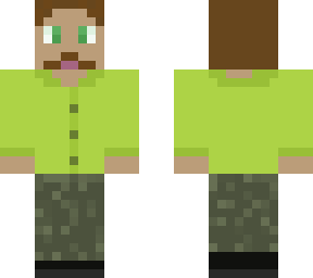 normal man (green shirt)