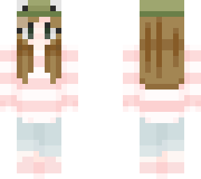 pink with frog hat