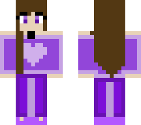 purple girl for people who like purple