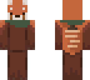 red panda with scarf (different style)