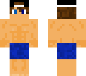 ripped chad at the pool