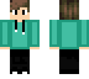 teal hoodie boy
