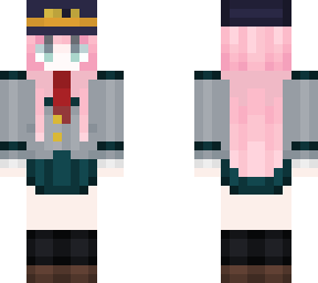 zero two with jotaro hat in mha uniform