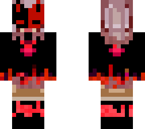 alien bunny mask red