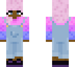 bi poc with overalls