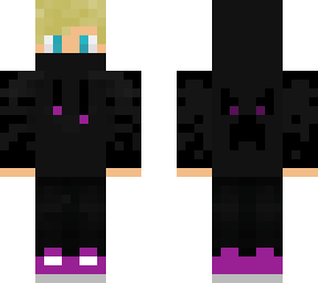 black and purple nova hoodie