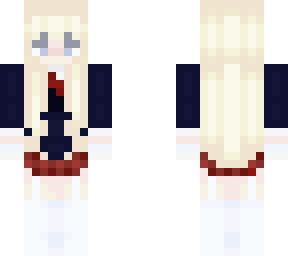 blonde school girl