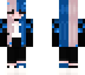 blue and pink e girl