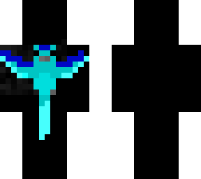 blue fire phoenix black edit