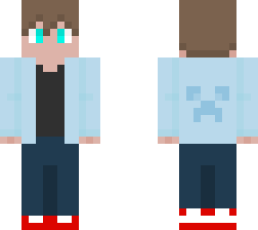 boy w/ creeper blue jacket