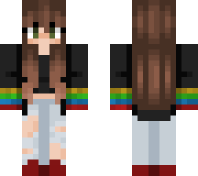brown haired hoodie girl :)