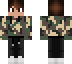 camo hoodie boy!