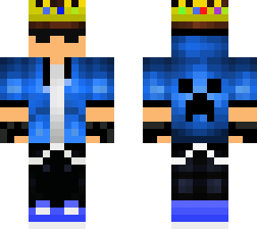 cool minecraft king skin