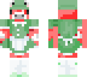 cute musroom cow in frog maid dress