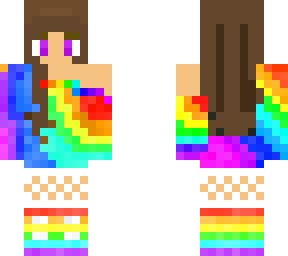 cute rainbow girl