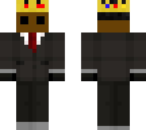 demon with a crown in a suit beta