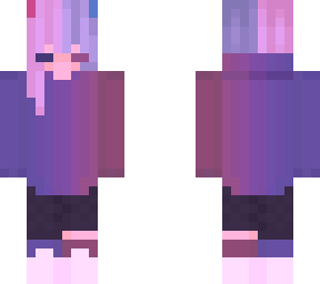 girl blue & pink
