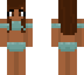 girl in a teal swim suit (slim)